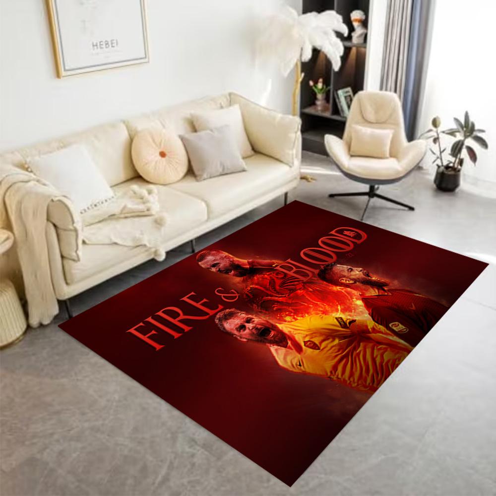 Space Football Adventure Carpet Design for Dormitory Playrooms Study room Balcony Anti-slip Rug Anime Office Decor Wedding Party Gift