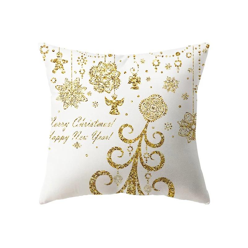 Christmas Themed Pillowcases Car Accessories Office Santa Claus Living Room Sofa Home Pillowcases