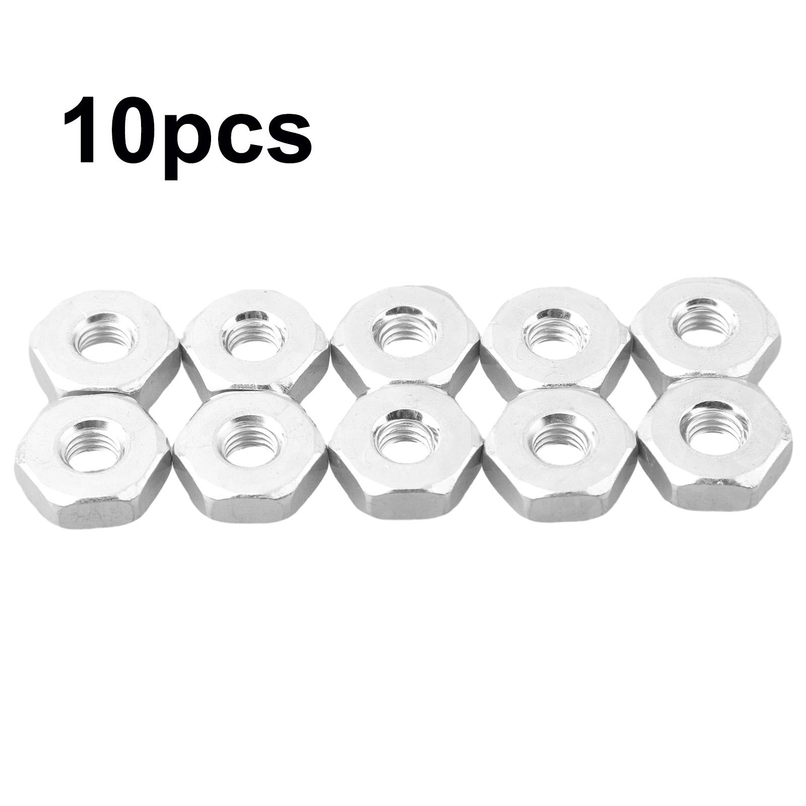 

Chainsaw Parts Bar Nuts Garden Tool Accessories Guide Bar Nuts 1.25cm Thread Pitch 10pcs M8 Thread Chainsaw Parts