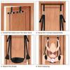Door Sex Swing with Seat, Bondage Slave Leather Soft Plush Sex Slings with Adjustable Straps