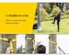 Multifunctional TRX Suspension Training Straps and Resistance Bands for Home Fitness.