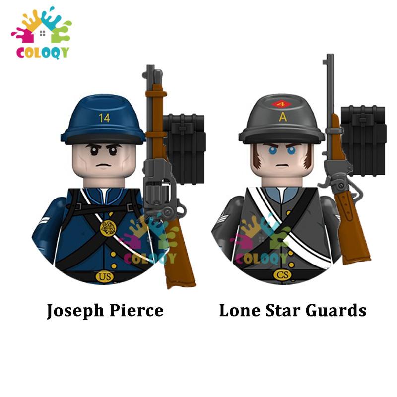 Kids Toys Cowboy Building Blocks Sadie Morgan Police Detective Soldiers Mini Action Figures Toys For Kids Christmas Gifts