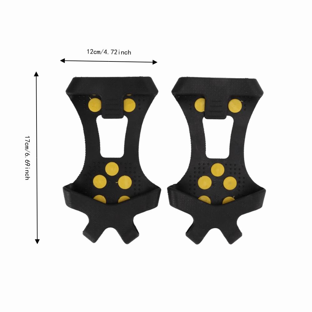 10 Steel Studs Snow Grips Durable Steel Anti-Slip Crampons Long-lasting Traction Cleats  Hiking