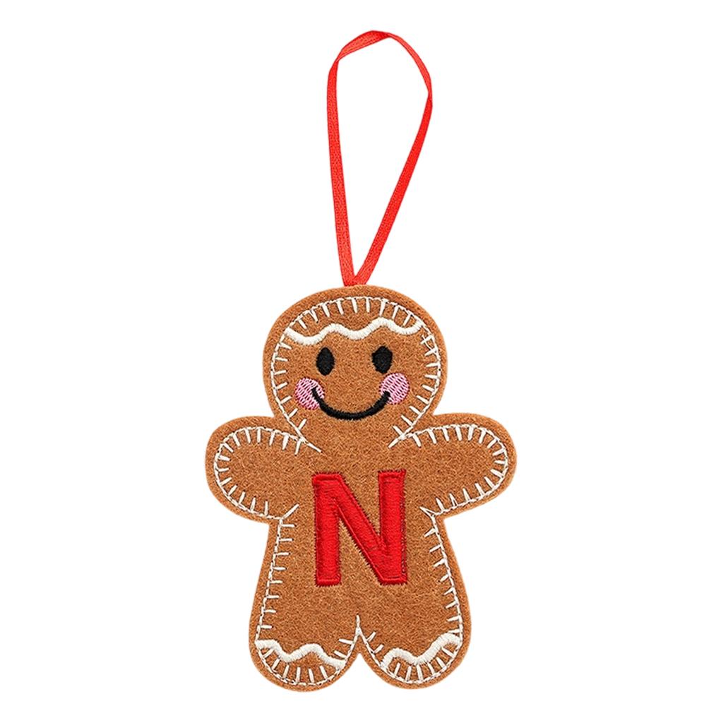 Christmas Gingerbreads Man Decorative Pendant Christmas Tree Pendant Christmas Letter Biscuits Man