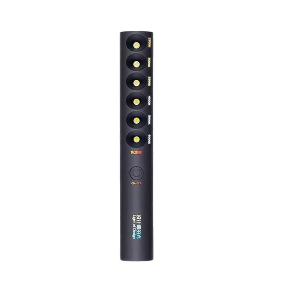 Spotlight Portable Color Temperature Stick 6 Modes Multifunction Designer's Light Rechargeable Handheld