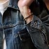 Męska Retro Boho Bransoletka z Koralików Tygrysie Oko