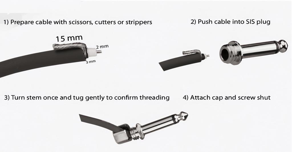 Evidence Audio SIS plugs (10 angled plugs).