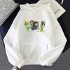 Letter Bratz Hoodies Women Casual Crewneck Sweatshirts Men Kpop Sportswear Fleece Warm Fleece Loose Hoody Green