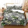 Floral Bedding Set 3D Digital Printing 2-3 Pieces Set (No Core) Bedroom Decor Duvet Cover Set Halloween Christmas Gift For Girls