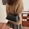 Niche fashion matte leather underarm tote bag women's 2025 new versatile single shoulder diagonal span lunch box bag