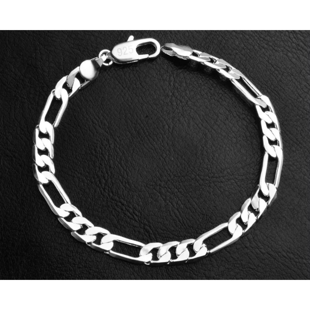 925 Silver Twisted Rope Bracelet 4MM Unisex Chain Fashion Jewelry for Women Men High Quality Durable