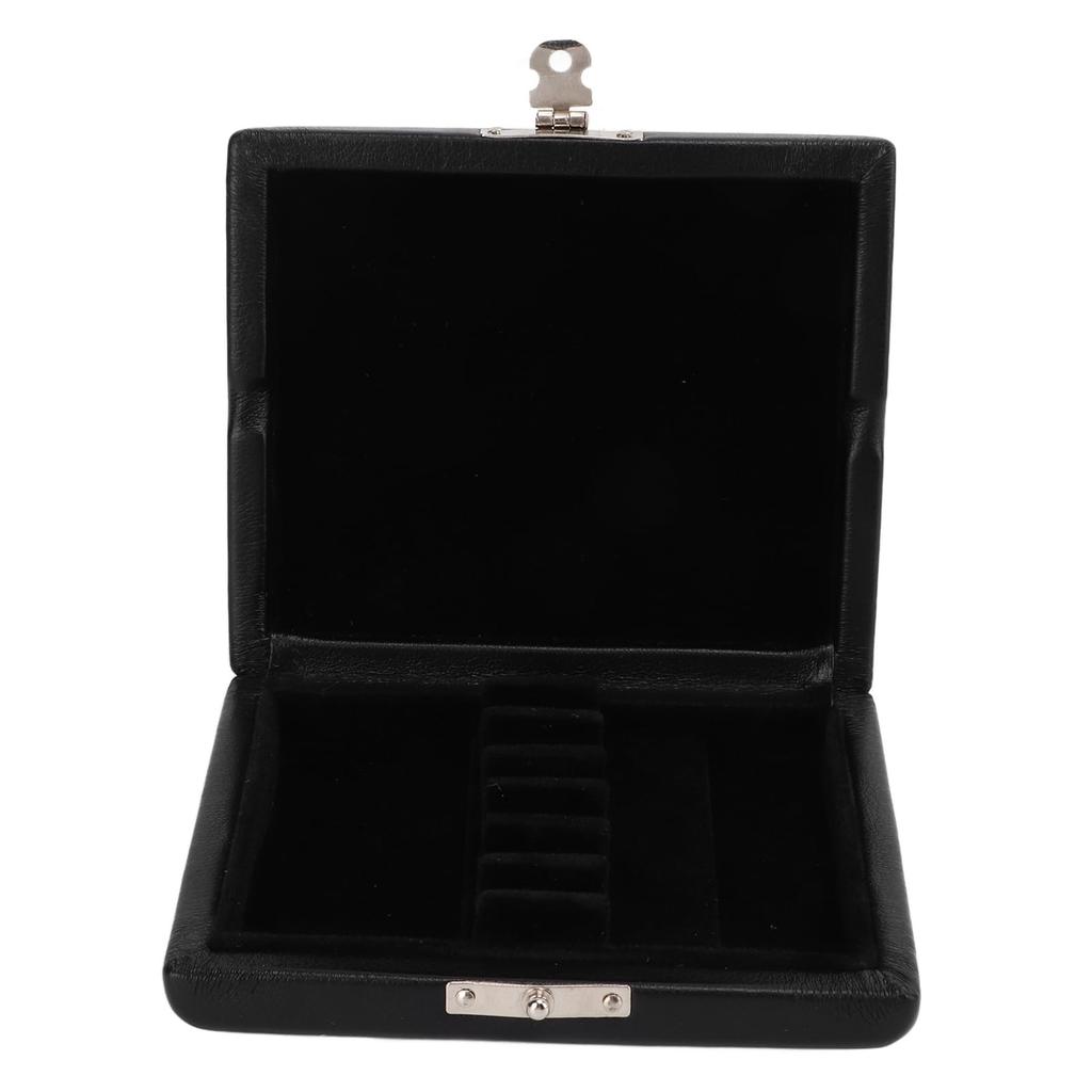 Generic Oboe Reed Holder Waterproof Storage Box for 6 Reeds - Prevents Mold and Easy To Carry for Musicians - PU Leather - For Oboe Players