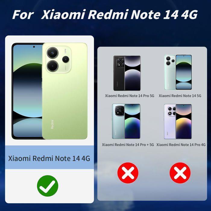 Hülle für Xiaomi Redmi Note 14 4G - Silikon TPU - Transparent - Stoßfest