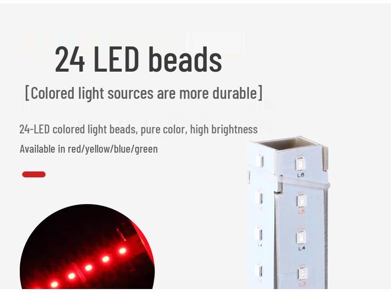 LTE-1102J Rotating LED Flashing Light & High-Volume Alarm, 24V/220V/380V