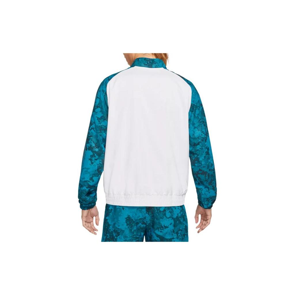 Nike Court Patchwork Tennis Jacket Men Outerwear Abyss-Green DA4063-301