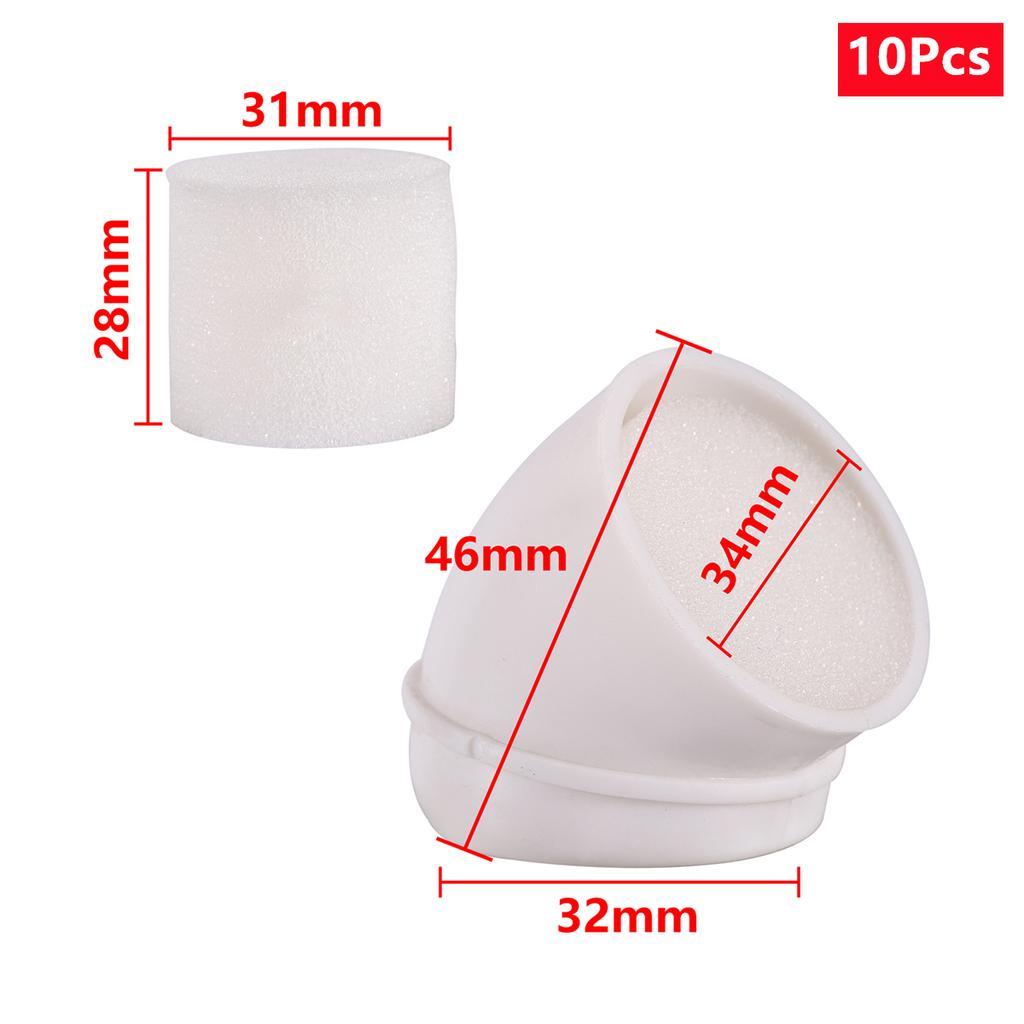 Pipe Fixed Planting Cup and Sponge Hydroponic Flowers Vegetables Nurturing Soilless Culture Planting Pot DIY Planting 10/100Pcs