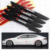 TLIN5 4pcs Rubber Car Door Edge Anti-collision Stickers Protector Strip Accessories For Suzuki Ignis Alto Grand Vitara Swift Jimny SX4