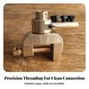 Fabrication Ground Clamp with Rotating Joint Stable Connector Wide Jaw