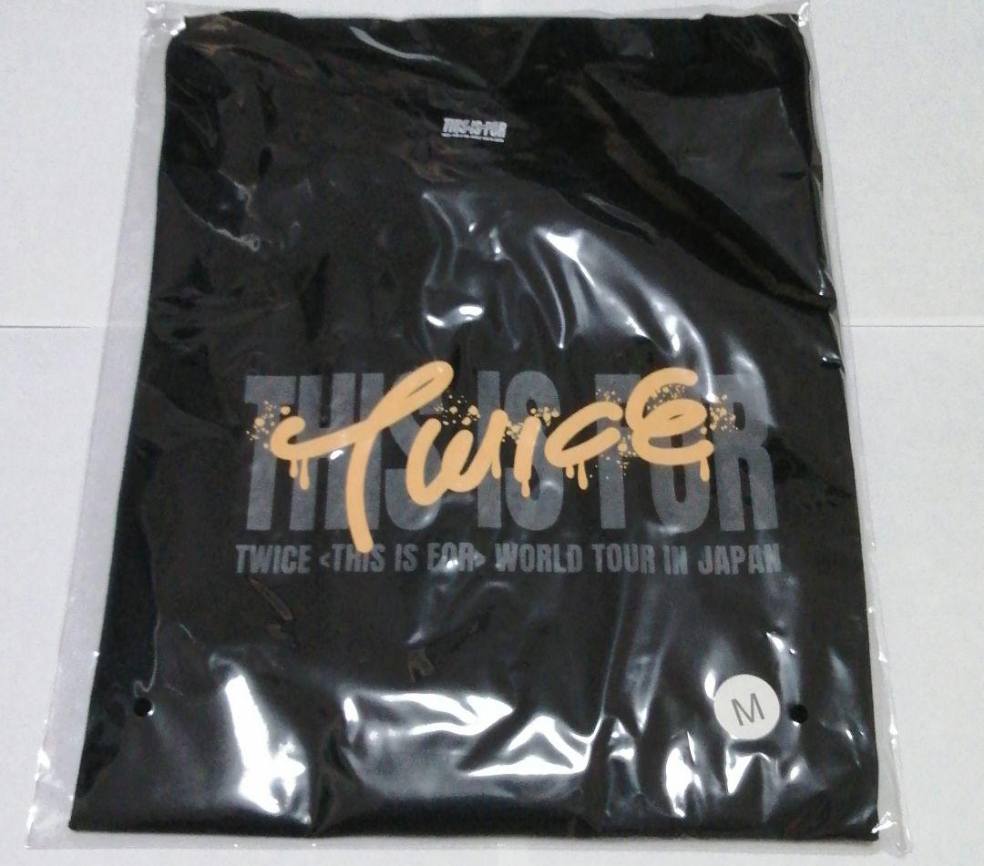 

[USED] TWICE THIS IS FOR Pop-up T-shirt BLACK M Jihyo