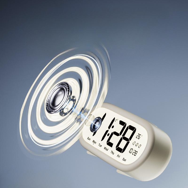 Children's Electronic Alarm Clock Intelligent Wake Up Artifact Multifunctional Luminous and Silent Bedside Wake Up Fashionable Student Clock