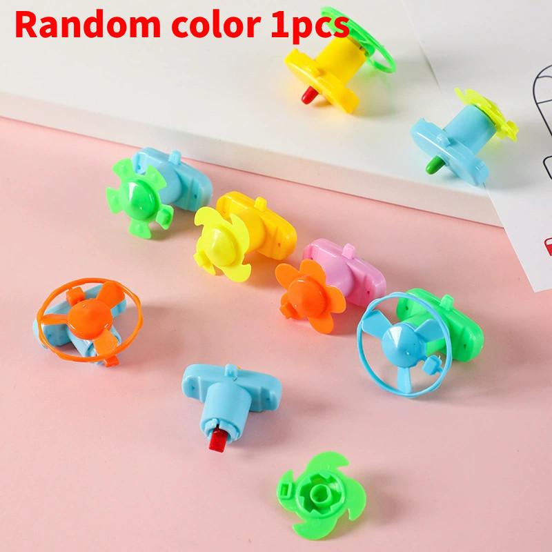 Plastic Gyroscope Spin Toy Set For Kids Collectible Toys Classroom Giving Gift