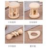 Montessori Baby's Rattle Molar Biteable Comfort Toy Wooden Newborn0-1Year-Old Baby Grip