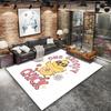 Retro Groovy Chick Carpet Rug For Living Room Bedroom Home Sofa Decoration Kids Play Nonslip Floor Mat
