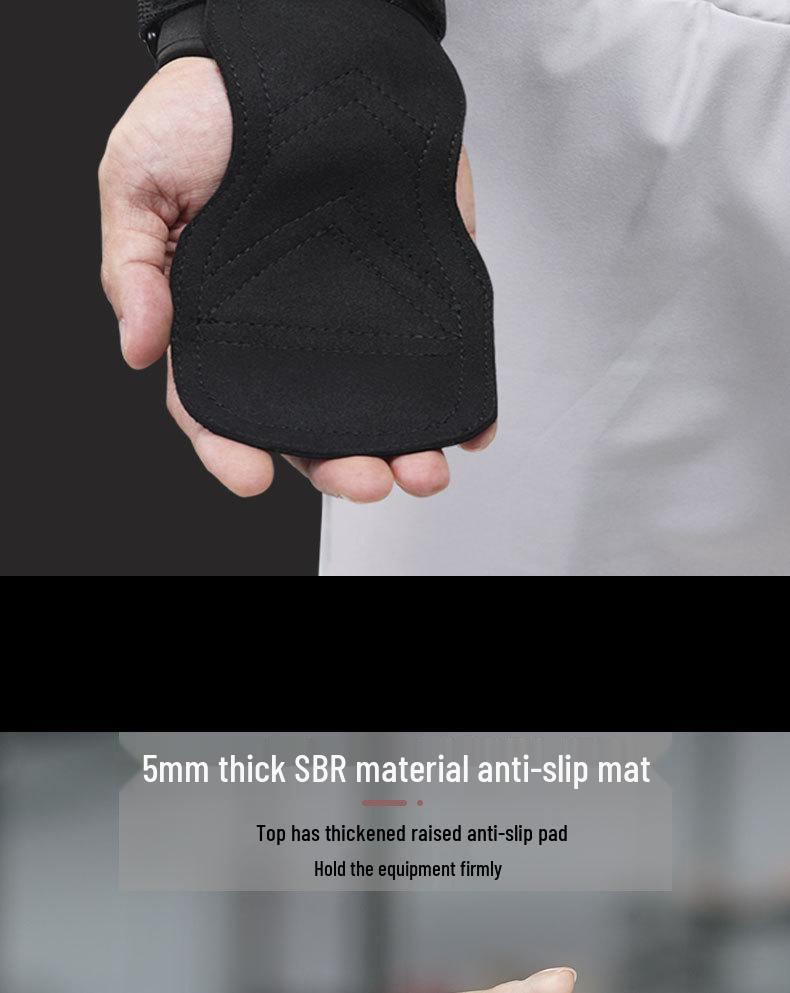 Protective Fitness Grip Gloves & Wrist Support for Pull-ups and Deadlifts