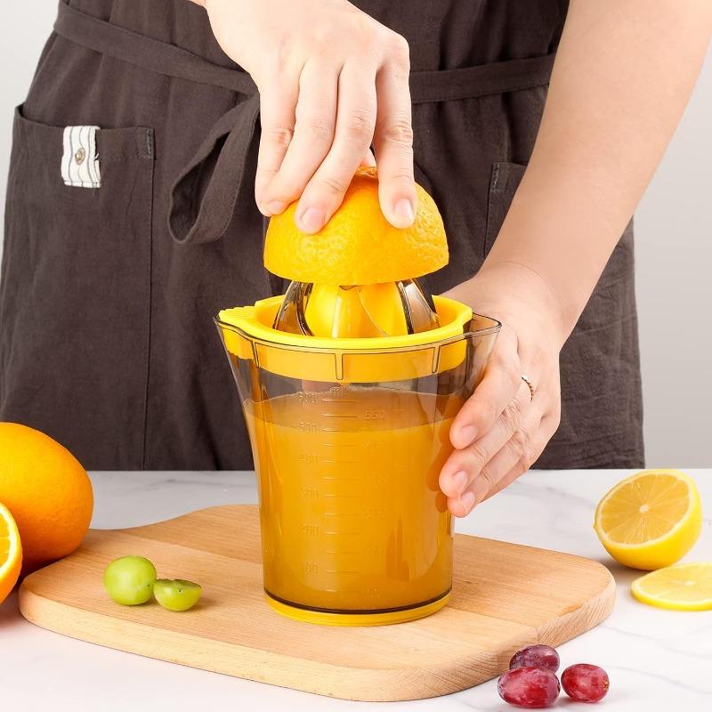 Citrus Lemon Orange Juicer Manual Hand Squeezer with Built-in Measuring Cup  hand juicer