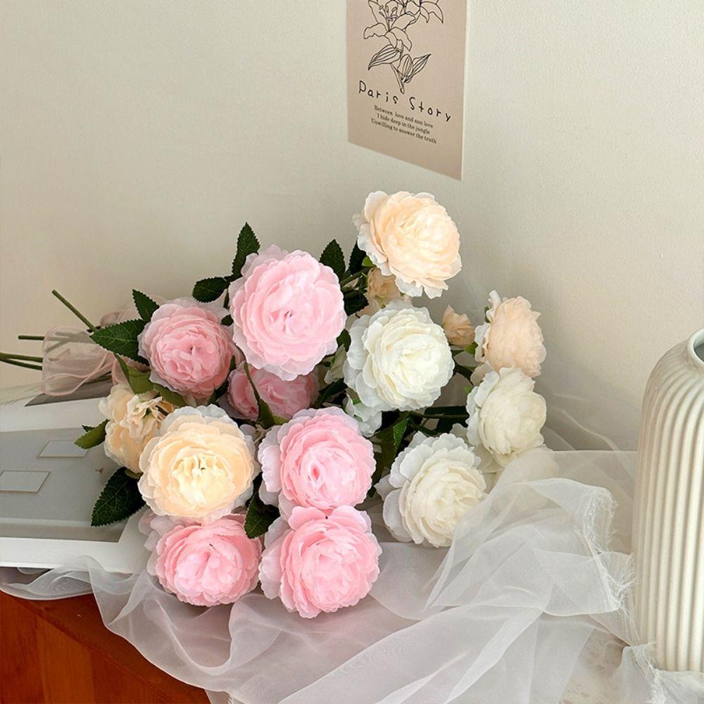

DIY Craft Artificial Peony Flower Silk Flower Fake Plants Wedding Birthday