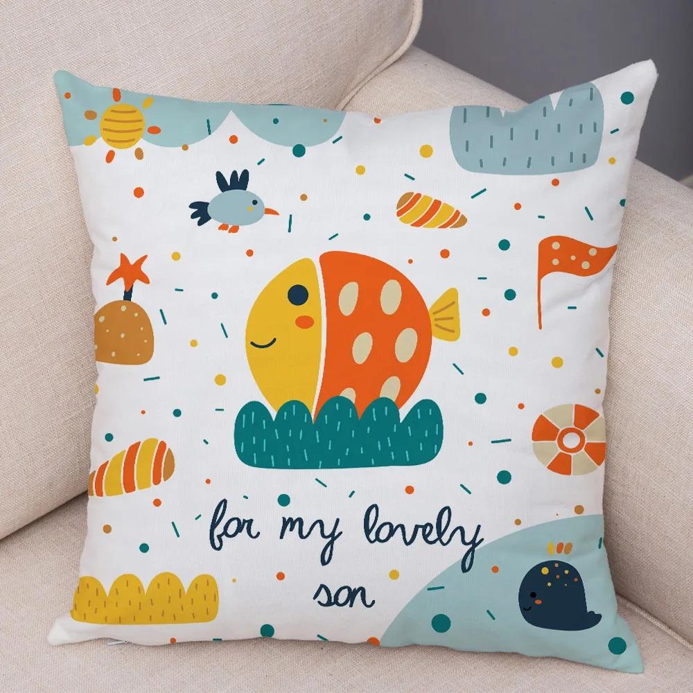 Cute Cartoon Animal Decorative Pillowcase Office Living Room Car Ornaments Home Pillowcase