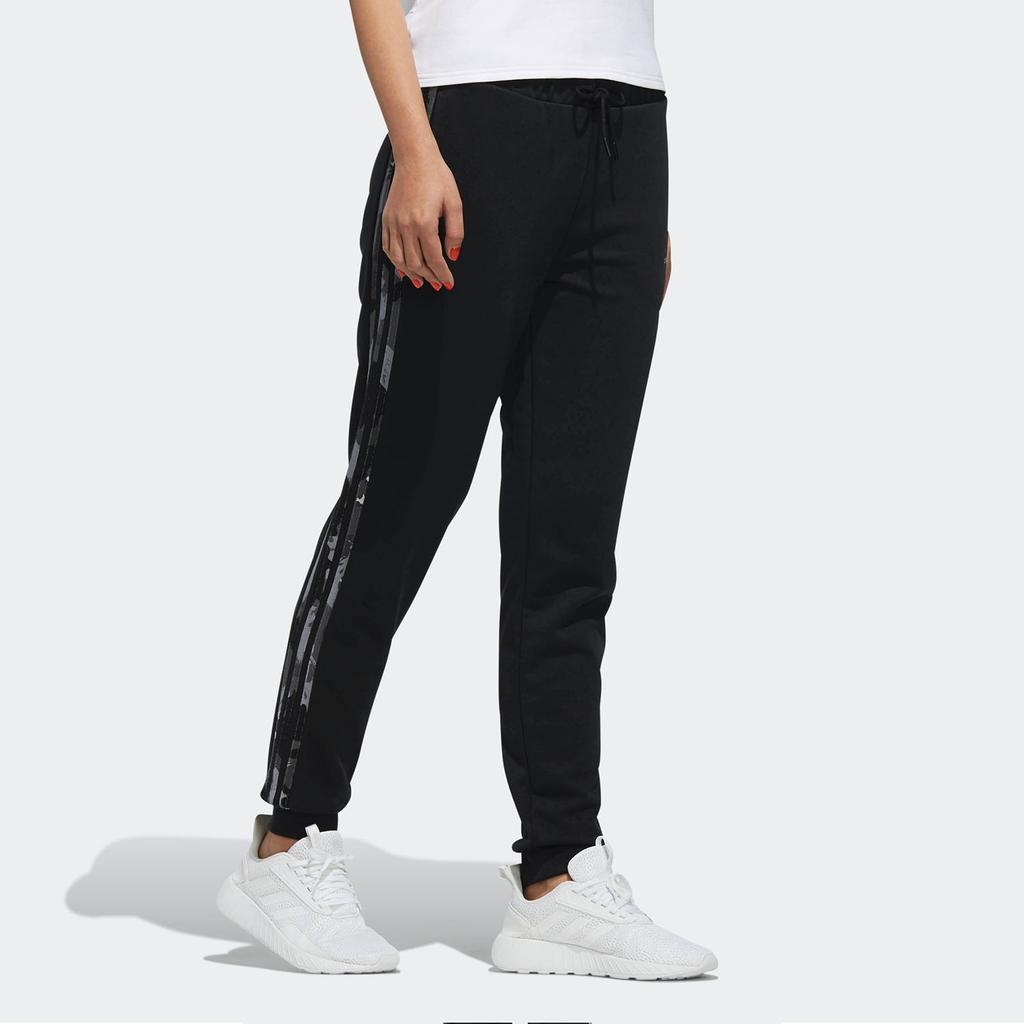 Adidas Neo Retro Casual Running Tapered Sweatpants Women Pants Black DZ7617