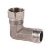 1/2" Außengewinde/Innengewinde Sechskant Messing Verbinder 304 Edelstahl T-Stück Winkel Gerade Adapter Gartenbewässerung Wasserhahn Kupplung