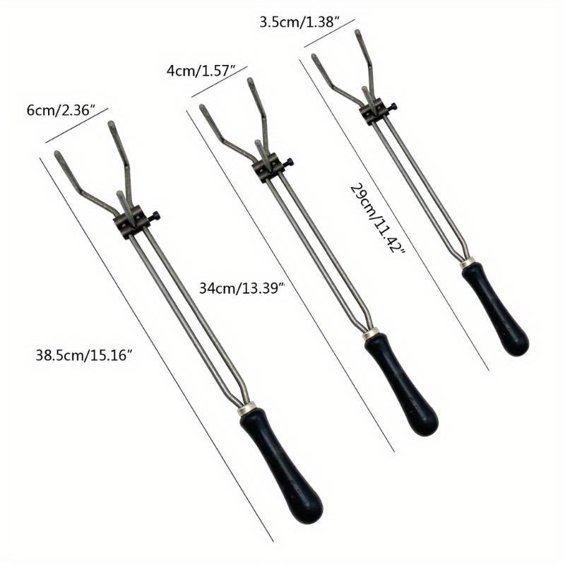 1Pc Crucible Tongs Gold Melting Furnace Holder Clamp Jewelry Jewellers Making Tool for Non-Ferrous Metal Gold Silver
