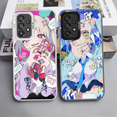 Anime Kwaii Girl Ins Style Shockproof Phone Case for Samsung A17 A16 A15 A14 A37 A57 A36 A56 A26 A35 A55 A25 A34 A54 A24 A13 A23