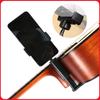 Verstellbare Handy-Halterung Mehrzweck-Gitarrenständer Halter Dicke Gitarren-Handy-Halterung für Mikrofonständer/Smartphones