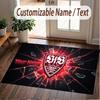 Custom Rug VfB Stuttgart FC Pattern Print Name Text Soft Non‑Slip Floor Carpet for Home Indoor Decoration