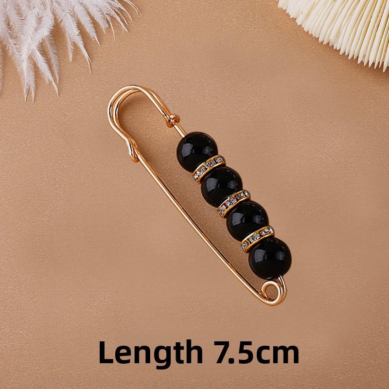 Pearl Waistband Pin To Fix The Waistline of Clothes and Make It Smaller Anti-exposure Brooch Women's Trousers Waistband Buckle Pin
