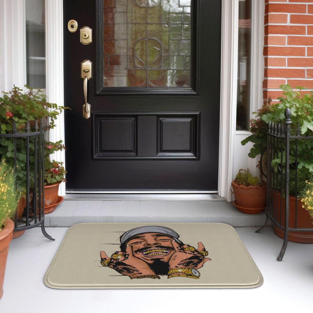 Custom Posts Malones American Popular Rapper Front Door Floor Entrance Mat Indoor Bath Kitchen Doormat Garage Carpet Rug