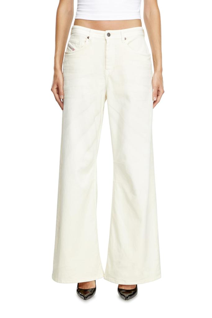 Pants Regular Loose Fit 2024 A18068R670M 1AC White 25 [Diesel] Women's P-MIRT-NE