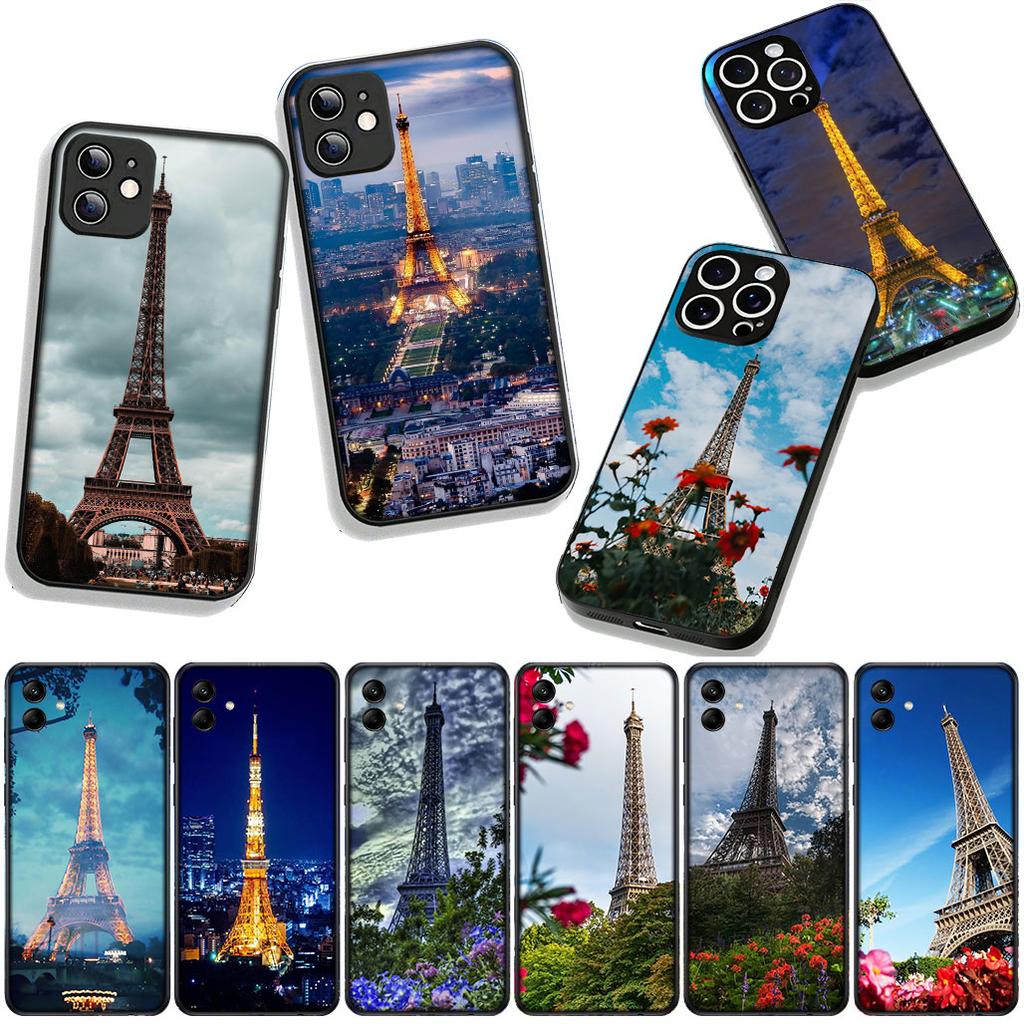 Phone Cover Love Paris Eiffel tower pink Casing for Xiaomi Redmi Note 15 11 9 10 Pro Plus A5 9A 9T 10A 10C 9C NFC 15C 8T Case