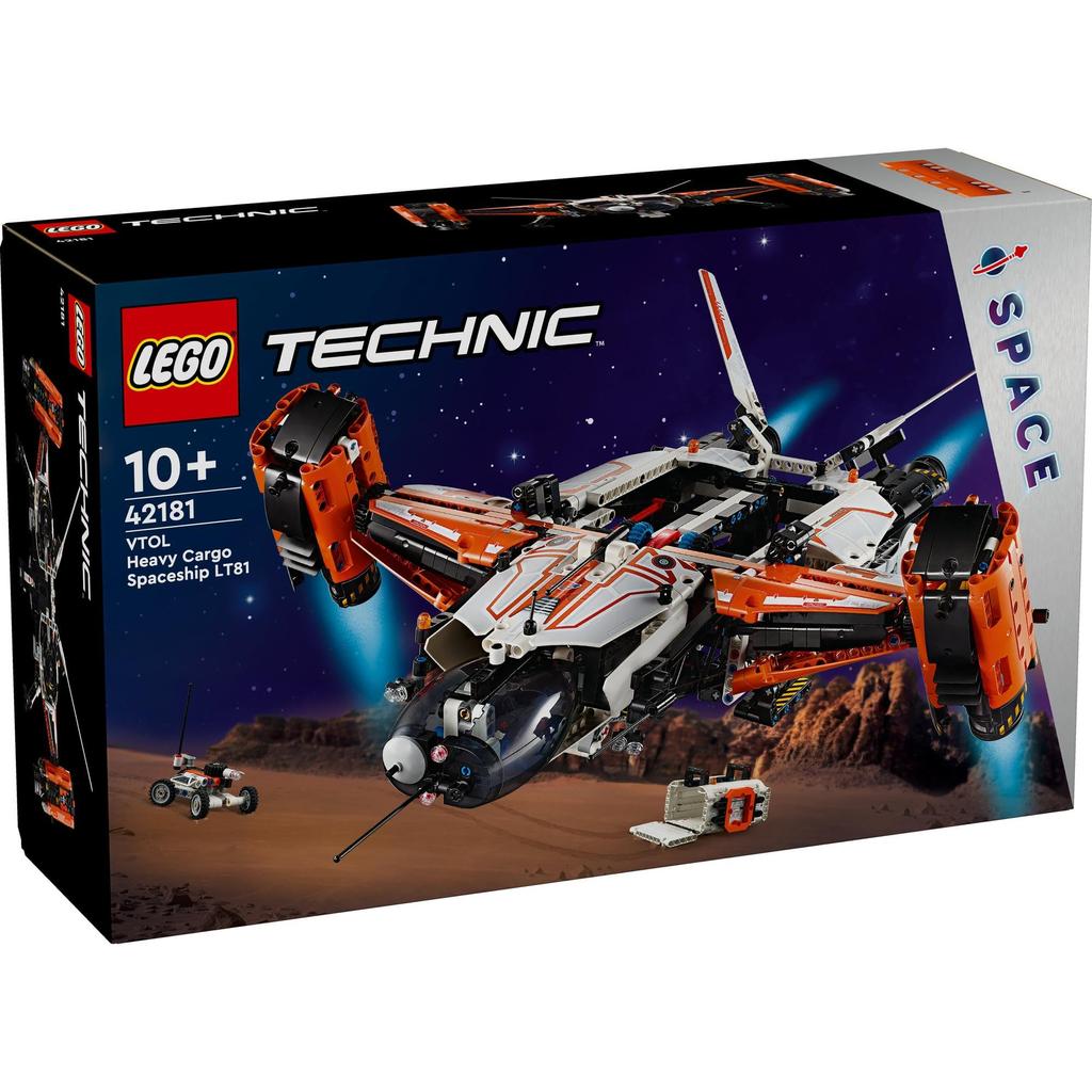LEGO Veľká nákladná kozmická loď Technic VTOL LT81 Hračka Hračka Darček k narodeninám Vianoce Chlapci Dievčatá Deti 10 rokov 11 rokov 12 rokov