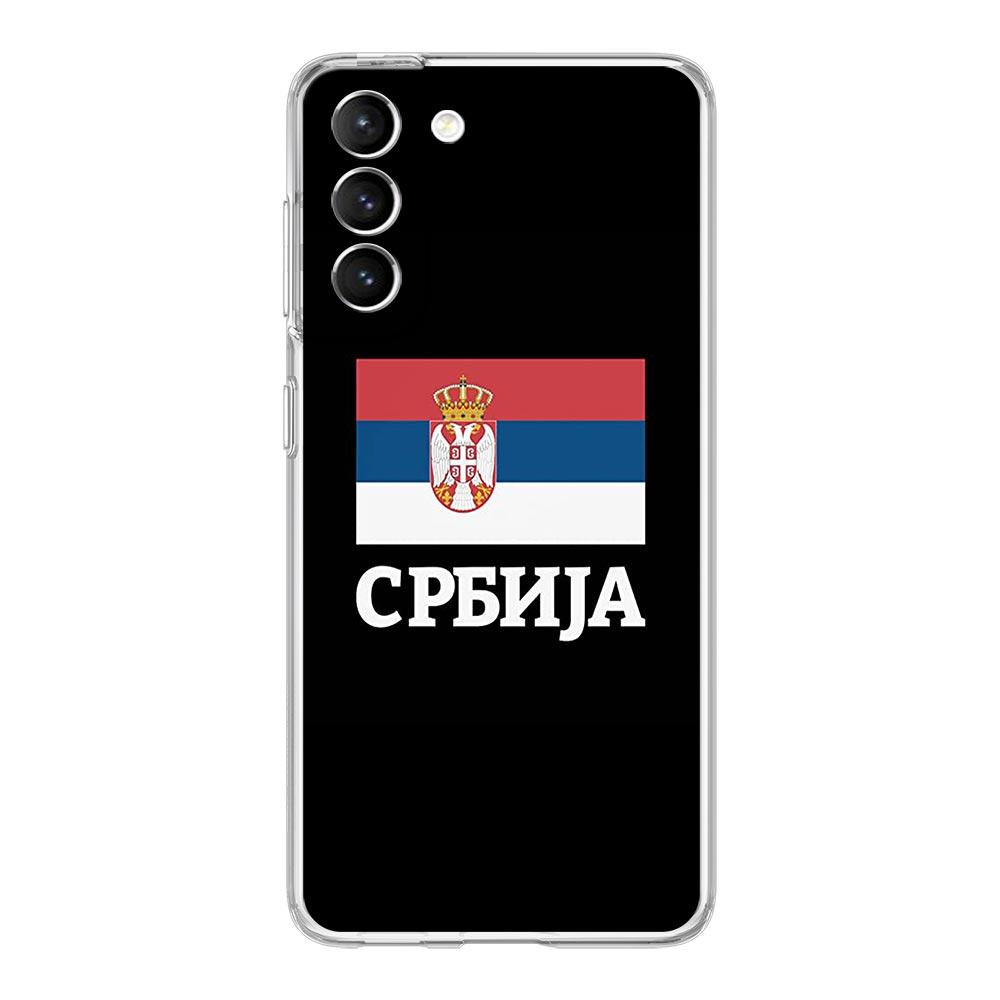 Serbien Flagge Transparente Handyhülle Für Samsung Galaxy S23 S22 5G S20 Ultra S21 FE 5G S10E S9 S8 S10 Plus Weiche Stoßfeste Rückseite