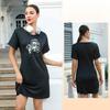 Women's Short Sleeve Loose Nightgown Multi-Pattern T-Shirt Style Loungewear 927 Casual Comfortable Sleepwear with Diverse Print Choices