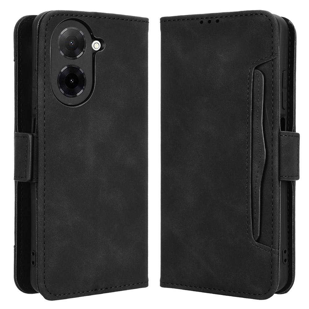 For Xiaomi Redmi A5 4G (171.7mm)/Poco C71 4G Leather Case Phone Wallet Cover with Multiple Card Slots