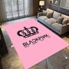 Black Pink Domination carpet Suitable for all seasons floor mats Fashion Office chair cushion Art