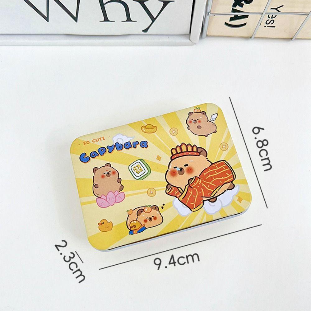 

Rectangle Cartoon Card Iron Box Dustproof Printed Rectangle Iron Box Hair Clip style 5