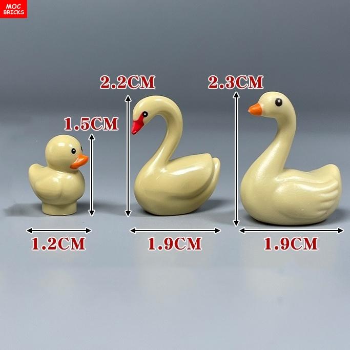 MOC Bricks Jungle Underbrush Forest Animal Monkey Goat Giraffe Bird Night Owl Accessories Building Blocks Friend Toys Gifts