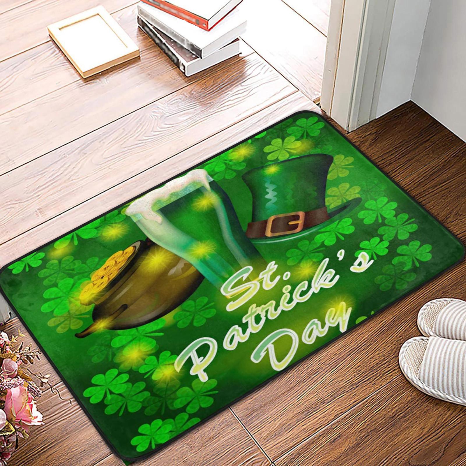 

St. Patrick s Day Doormat Holiday Decoration Footmat
