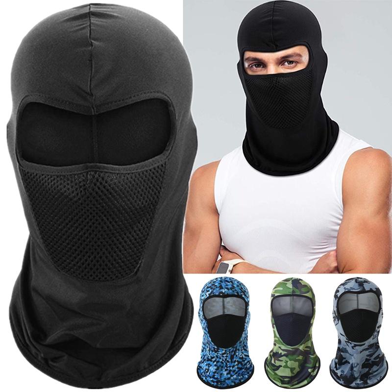 Versatile Hole Mesh Face Mask Winter Warm Hat Balaclava Hood For Outdoor Sports